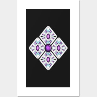 Bejeweled Midnights | Taylor Swift Earring Pattern Posters and Art